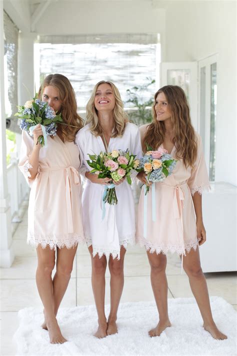 navy robes for bridesmaids