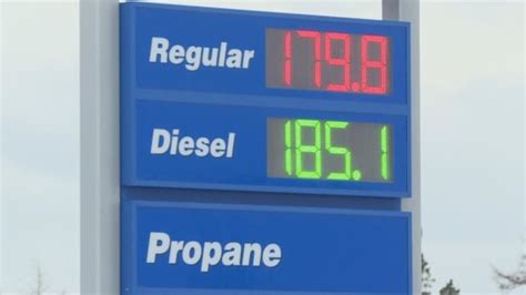 nb gas prices this week