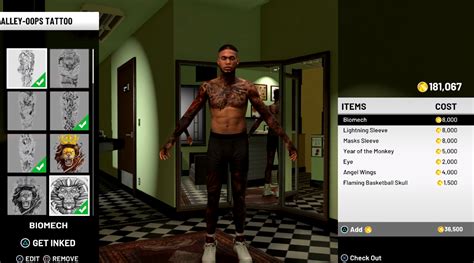 Nba 2K Tattoos Microtransactions