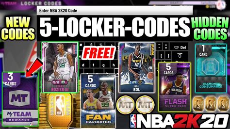 nba 2k21 myteam new locker codes