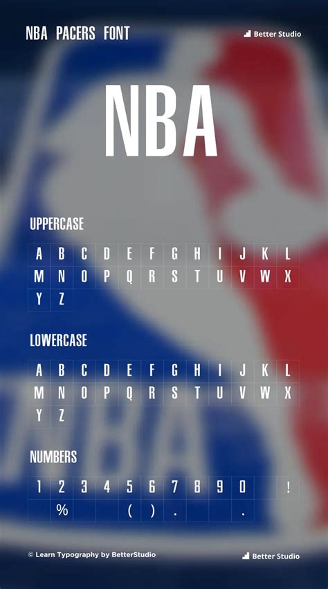 nba font style free download