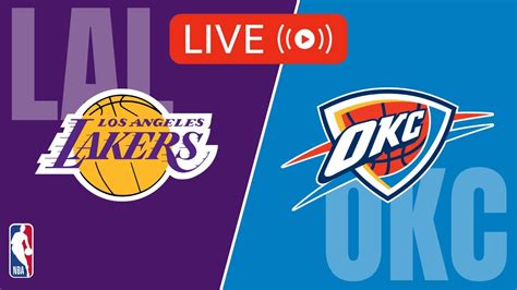 nba live lakers vs thunder