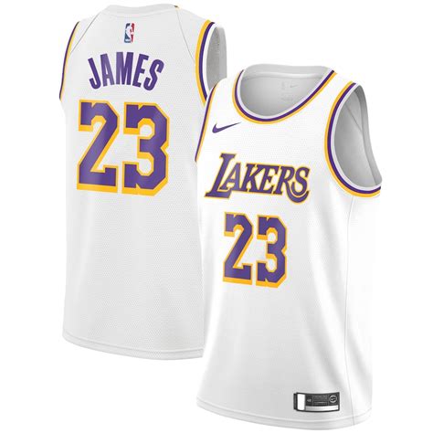 nba pop lebron james in white lakers jersey