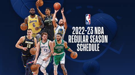 nba regular season schedule 2022 2023