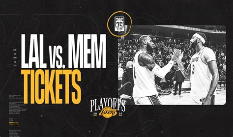 nba tickets memphis vs lakers