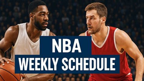 Nba Weekly Schedule Printable