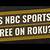 nbc sports roku without cable