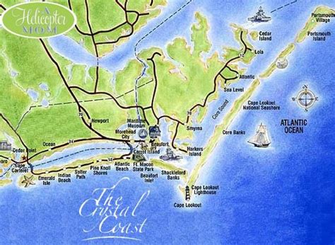nc crystal coast map