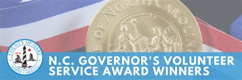 nc governor's volunteer service award