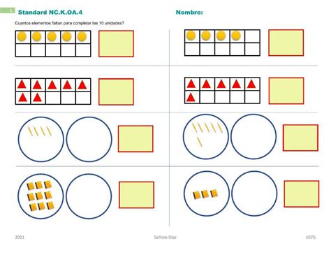 Nc Standard Printable Worksheets