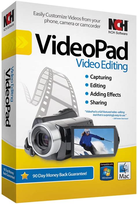 nch videopad video editor master's edition