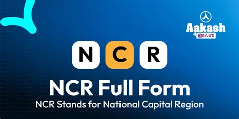 ncr full form in industry