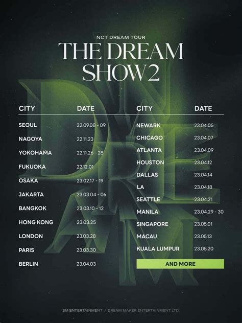nct dream tour 2023