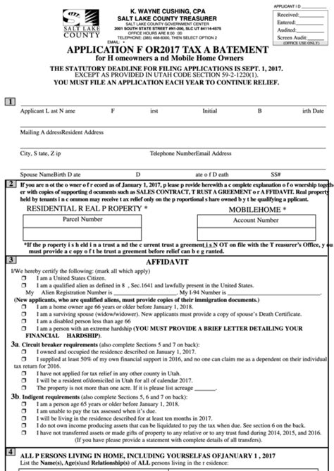 nd tax commissioner abatement form