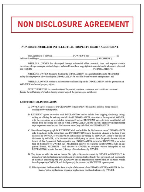 nda full form non disclosure agreement