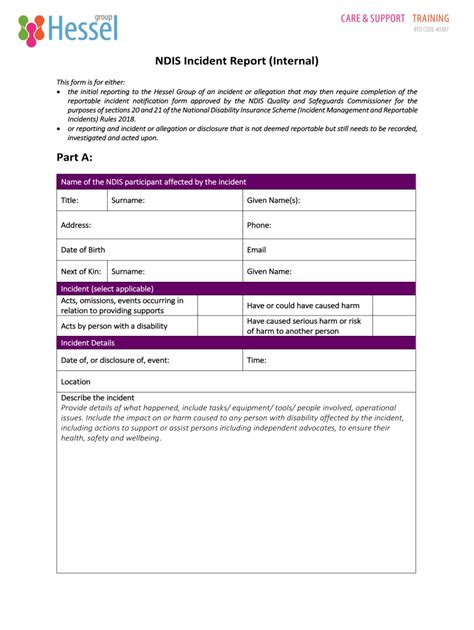 ndis support evidence form