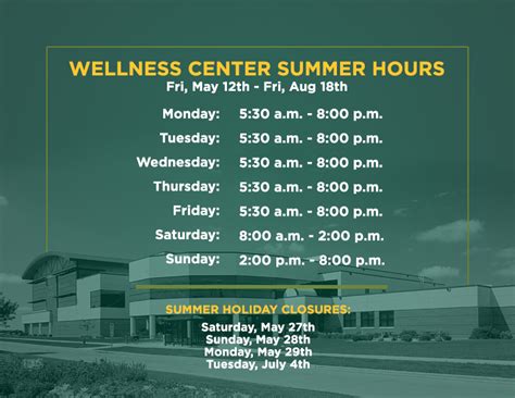 ndsu wellness center pool hours