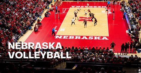 Nebraska volleyball announces television schedule