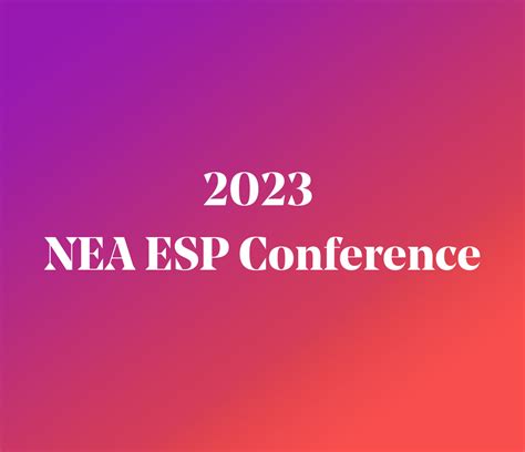 nea esp conference 2023