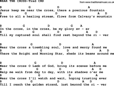 Jesus Keep Me Near The Cross Lyrics Fanny Crosby LyricsWalls