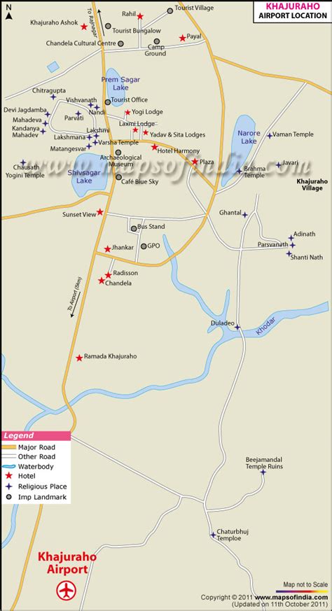 nearest airport to khajuraho temple