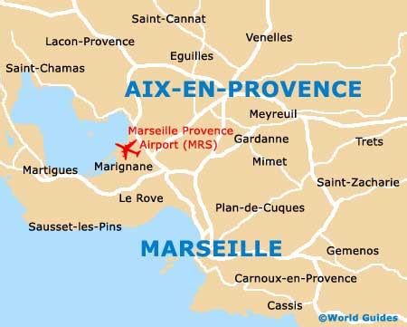 nearest airport to marseille