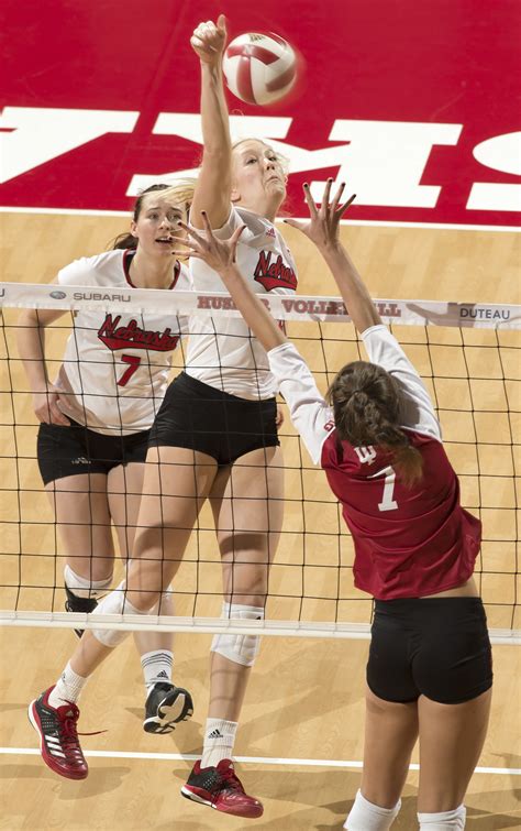 Photos Nebraska volleyball continues to roll with sweep of Indiana