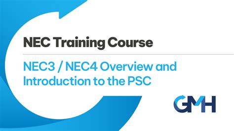 nec 4 contract training courses