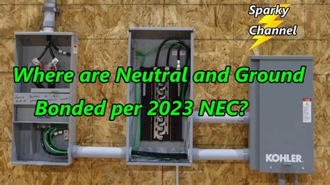 nec code for bonding ground and neutral