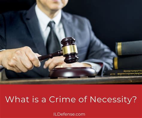 necessity defense criminal law definition