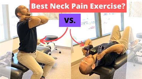 neck pain exercises youtube