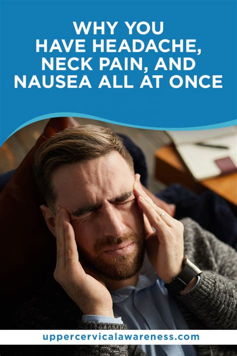 neck pain headache and nausea symptoms