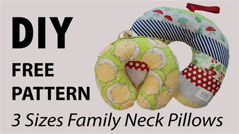 neck pillow pattern printable