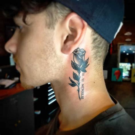Powerful Neck Tattoo Drawing Designs References