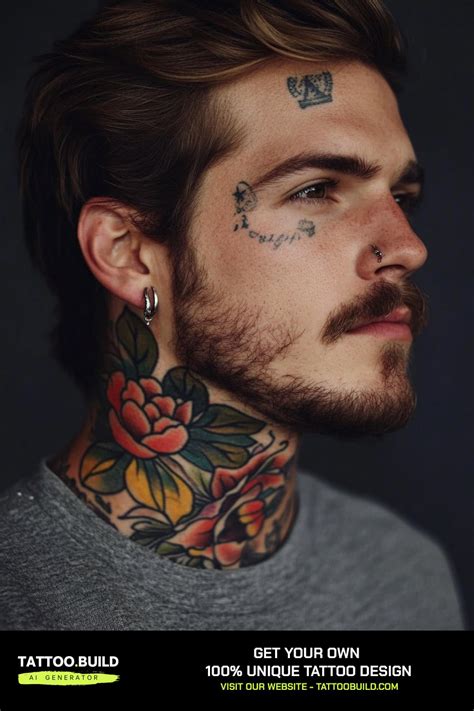 Neck Tattoos For Guys