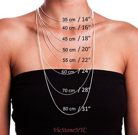 necklace lengths cm