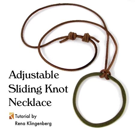 necklace tie adjustable