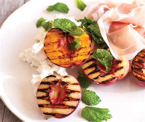 Nectarines And Prosciutto