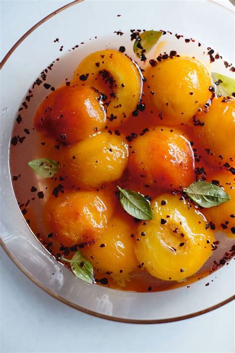 Nectarines Poached