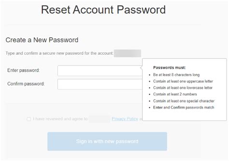 necu login reset password