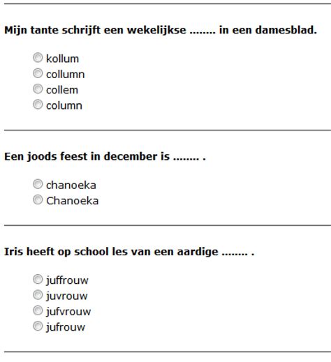 nederlands taaltoets oefenen gratis