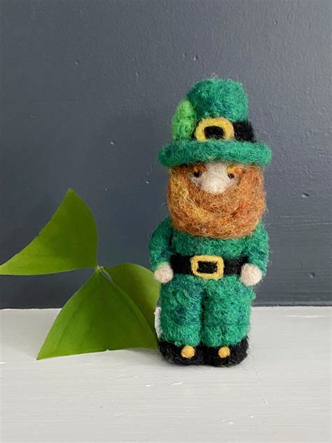 Needle Felted Leprechaun
