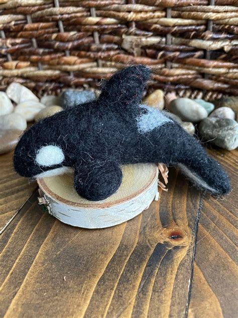 Needle Felted Orca