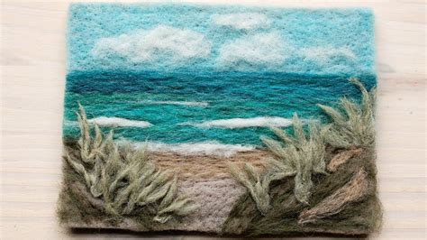 Needle Felting Painting Tutorial