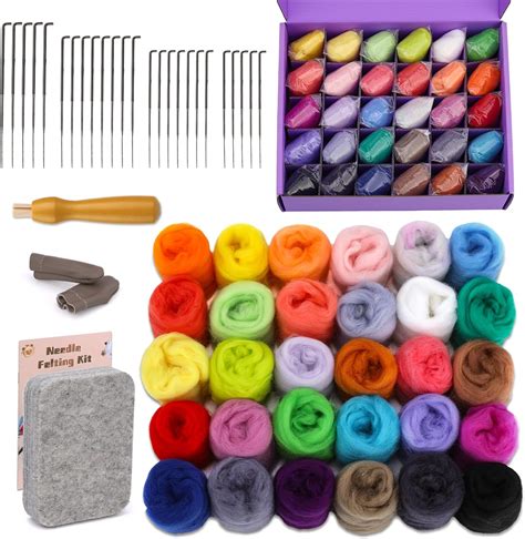 Needle Felting Wool Pack