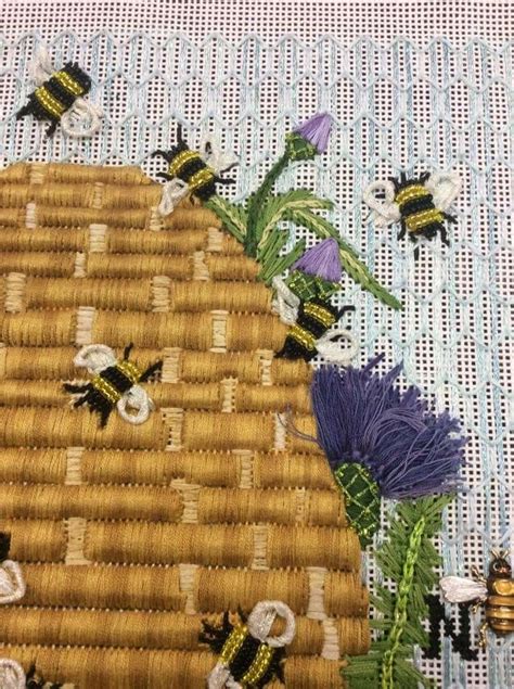 Needlepoint Bees