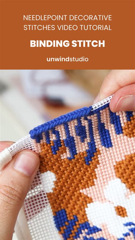 Needlepoint Binding Stitch Instructions