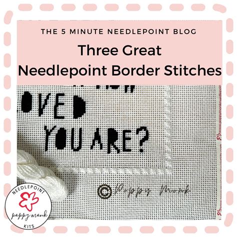Needlepoint Border Stitches