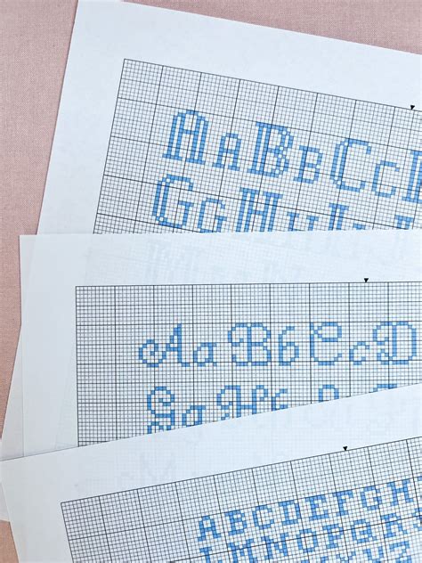 Needlepoint Letter Templates
