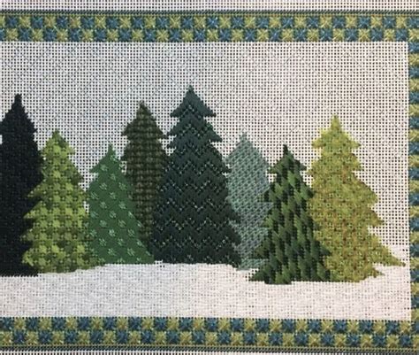 Needlepoint Stitches For Pine Trees
